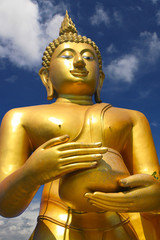 Big Buddha statue in Wat tha torn, Chiangmai