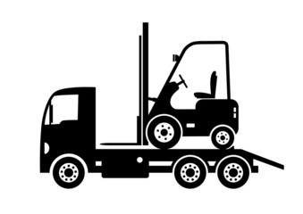 Tow truck and forklift