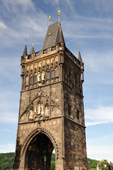 Old Town Bridge Tower in Prague, Czech republic