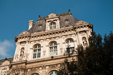 Fototapeta na wymiar détail Hôtel de ville de Paris,