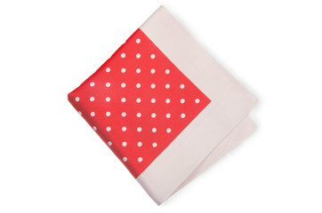 Handkerchief isolated on the white background