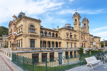 Fototapeta premium City Hall in San Sebastian,Spain