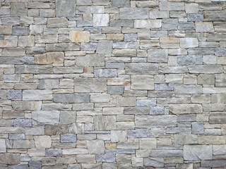 Texture of rectangle stone wall for background