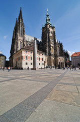 Naklejka na ściany i meble Praga Katedra Świętego Wita w Hradczanach