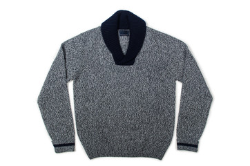 Male sweater isolated on the white