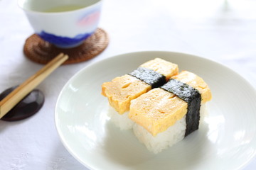 japanese cuisine, egg sushi