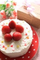 strawberry cake birthday image