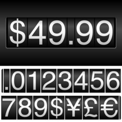 Odometer Numbers © Giraphics