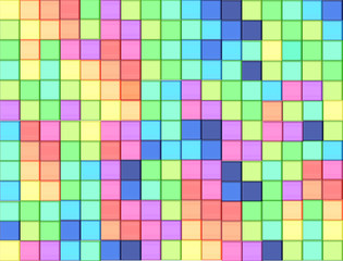 Colorful　Square　background