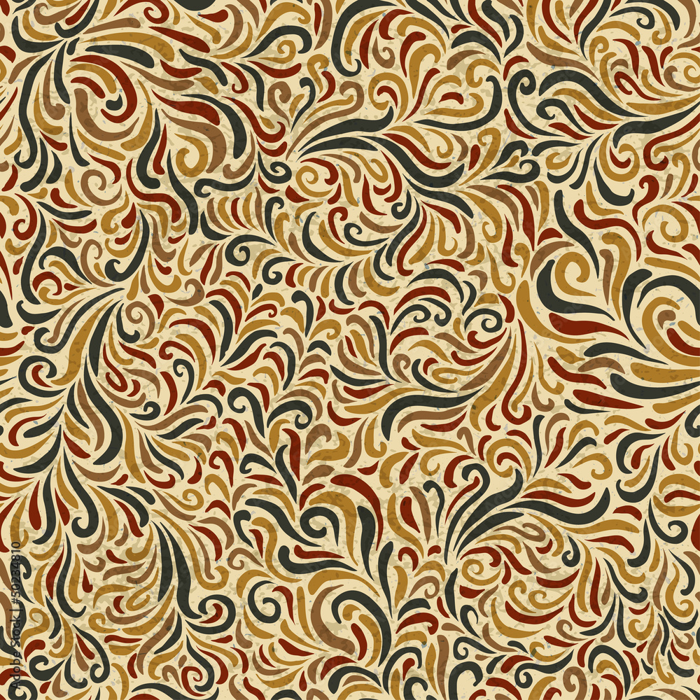 Poster ornamental seamless pattern. vector, eps10