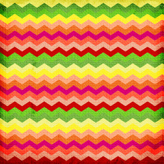 Colorful zigzag seamless pattern. Chevron pattern.