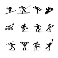 Sport icons collection - mixed set 1
