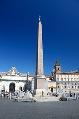 Piazza del Popolo à Rome - Italie