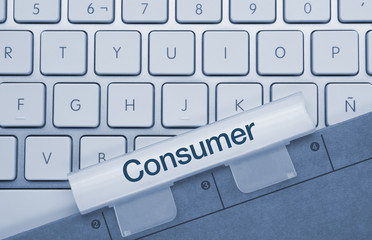 Consumer keyboard and folder