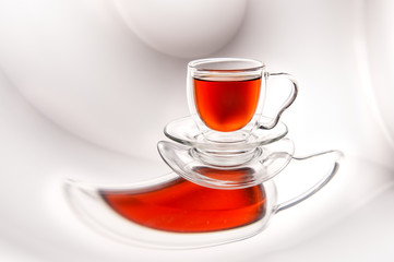 Black tea  in cup
