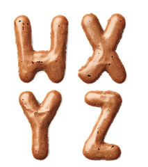 cookie alphabet letter