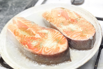 Fresh Slice Of Salmon