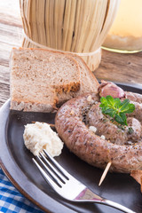 home-baked sausage