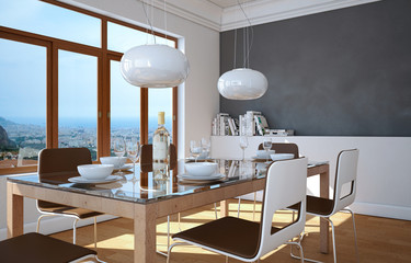 modernes Esszimmer