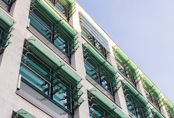 Gebäude Fensterfront  
