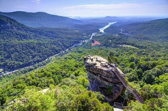 Chimney Rock in North Carolina