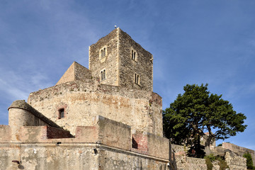 Fototapeta na wymiar Zamek królewski Collioure we Francji