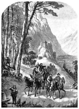 Return from Hunt - Austria-Bavaria-Germany - 19th century
