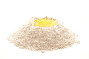 egg and flour
