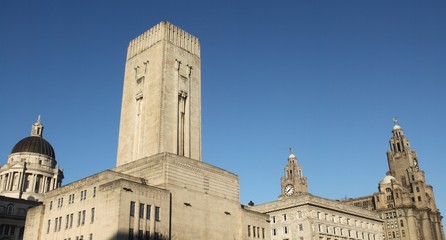 Fototapeta premium Historische Skyline von Liverpool