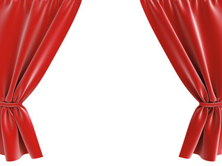 red curtain