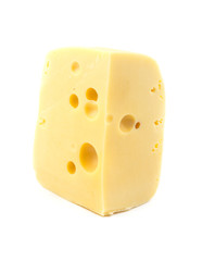 cheese is isolated