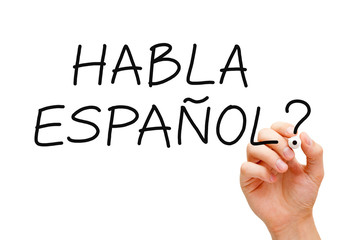Habla Espanol Do You Speak Spanish Question