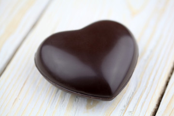 Obraz na płótnie Canvas Chocolate heart