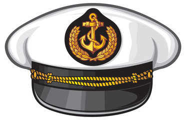 navy captain hat