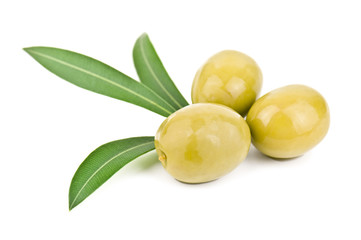 olives and leaves