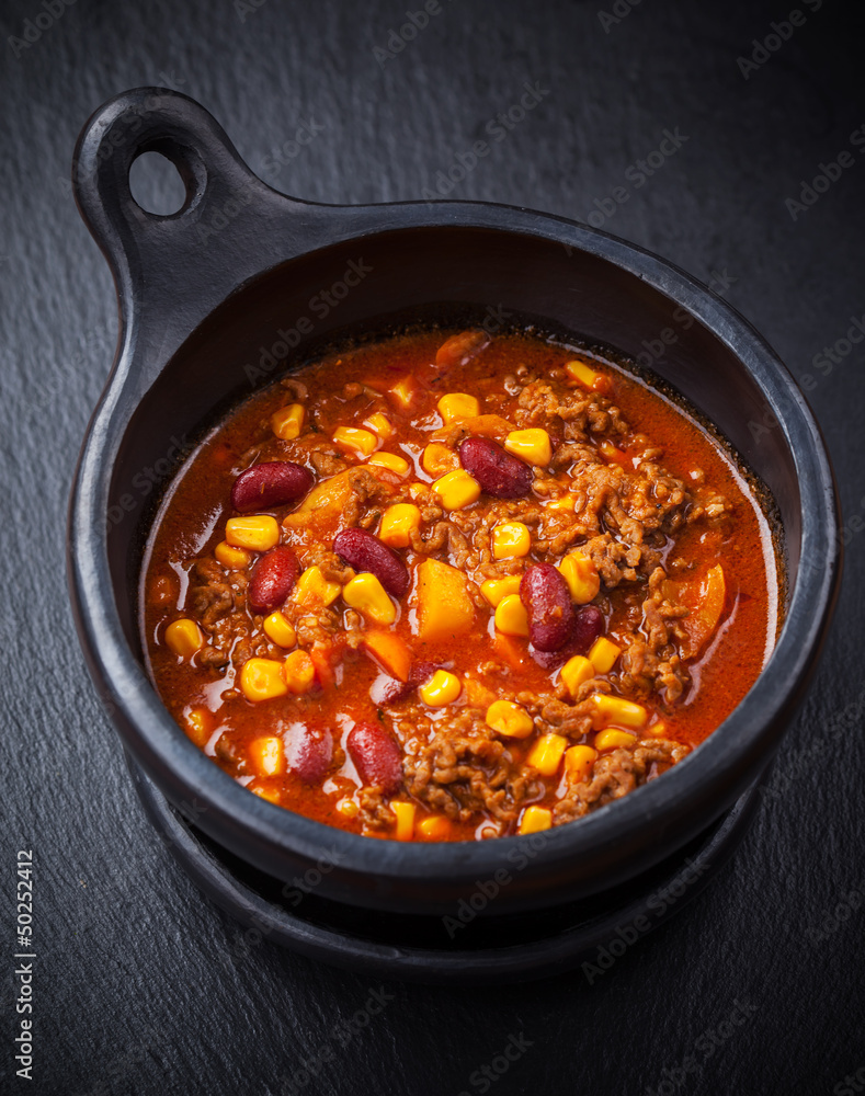 Wall mural hot chilli con carne