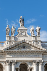 Fototapeta na wymiar Archbasilica Jana na Lateranie w Rzymie, Włochy