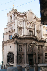 Fototapeta na wymiar San Carlo alle Quattro Fontane