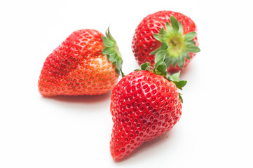 真っ赤な美味しそうな苺