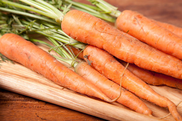 close up picture of carrots