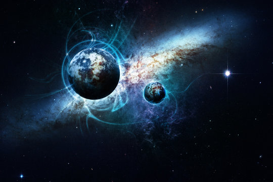 Planeten im Weltraum