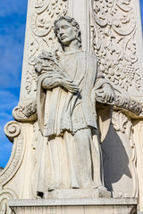 Votive column detail