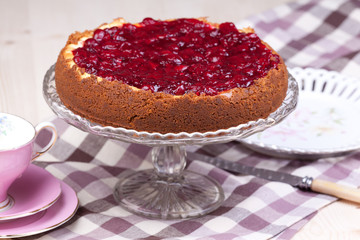 Cherry cheesecake