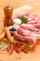 assorted pork