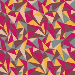 Cercles muraux Zigzag Motif coloré géométrique abstrait