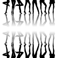 leg model silhouette
