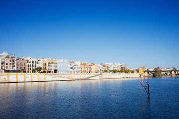 Fototapeta premium City of Seville River View