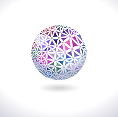 Prismatic faceted sphere