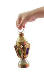 Hand with Festive Toy Lantern