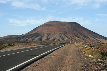 Road in Fuerteventura